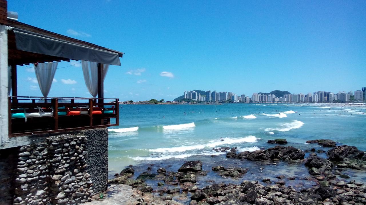 Apartamento Frente Para O Mar ,50 M Da Praia , Ar Condicionado Todos Quartos غوارويا المظهر الخارجي الصورة